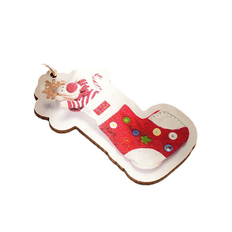 Wholesale Christmas Wooden Keychain